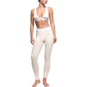 SKIMS cotton rib front fly legging marble sport stripe Size 4X Kim Kardashian